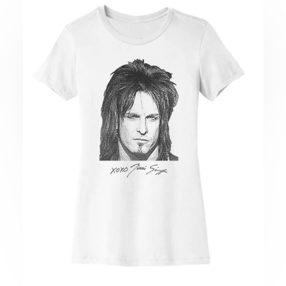 Nikki Sixx MUGSHOT LADIES TEE | Size Medium - Picture 2 of 7